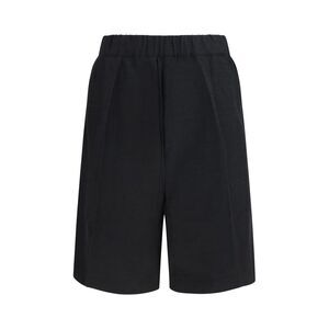 Laneus Men Viscose And Linen Bermuda Shorts